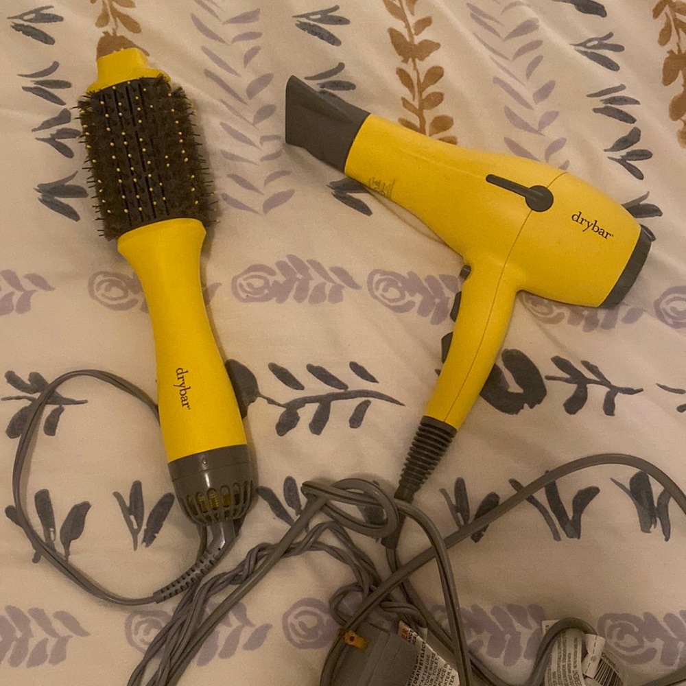 Drybar full side hair dryer and dryer brush
